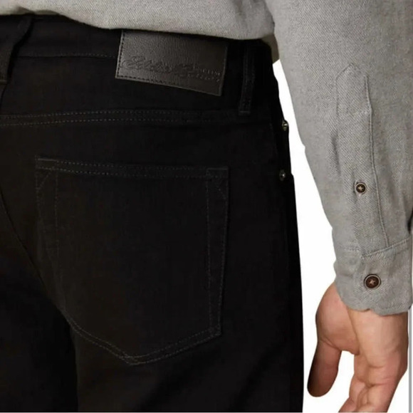 Eddie Bauer Men's Flannel Lined Denim #12 - Picture 5 of 7